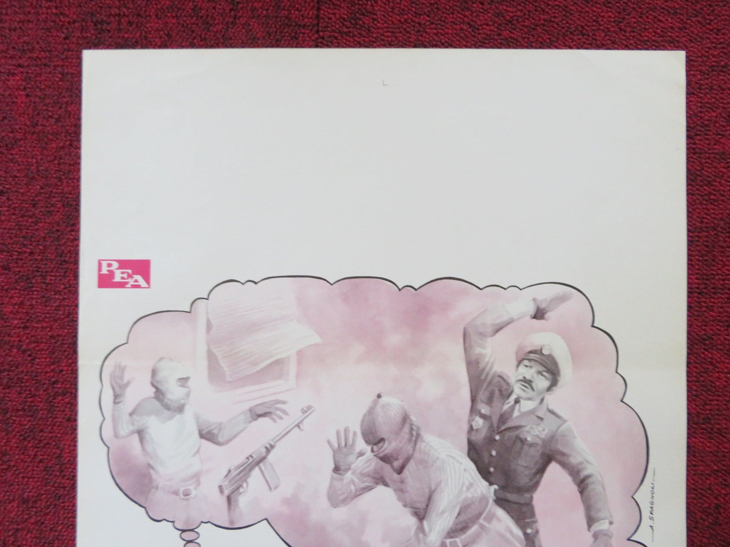 BASSO, MORO SCALCAGNATO E.. CON I PIEDI PIATTI ITALIAN LOCANDINA POSTER 1975 Rendezvous Cinema Movie posters