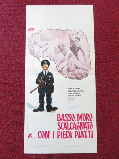 BASSO, MORO SCALCAGNATO E.. CON I PIEDI PIATTI ITALIAN LOCANDINA POSTER 1975 Rendezvous Cinema Movie posters