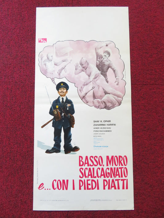 BASSO, MORO SCALCAGNATO E.. CON I PIEDI PIATTI ITALIAN LOCANDINA POSTER 1975 Rendezvous Cinema Movie posters