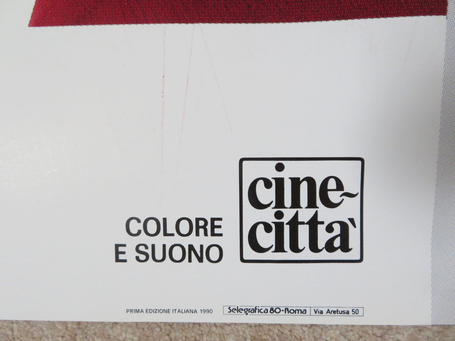 BASTA! ADESSO TOCCA A NOI ITALIAN 2 FOGLIO POSTER DAVID EMMER 1990 Rendezvous Cinema Movie posters