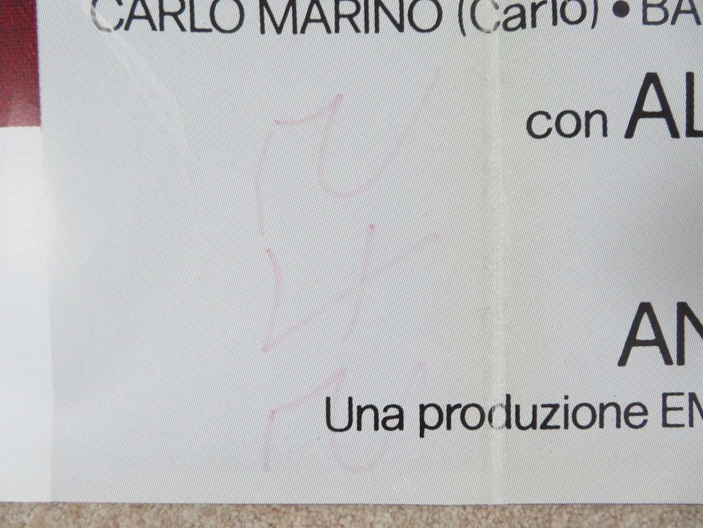 BASTA! ADESSO TOCCA A NOI ITALIAN 2 FOGLIO POSTER DAVID EMMER 1990 Rendezvous Cinema Movie posters