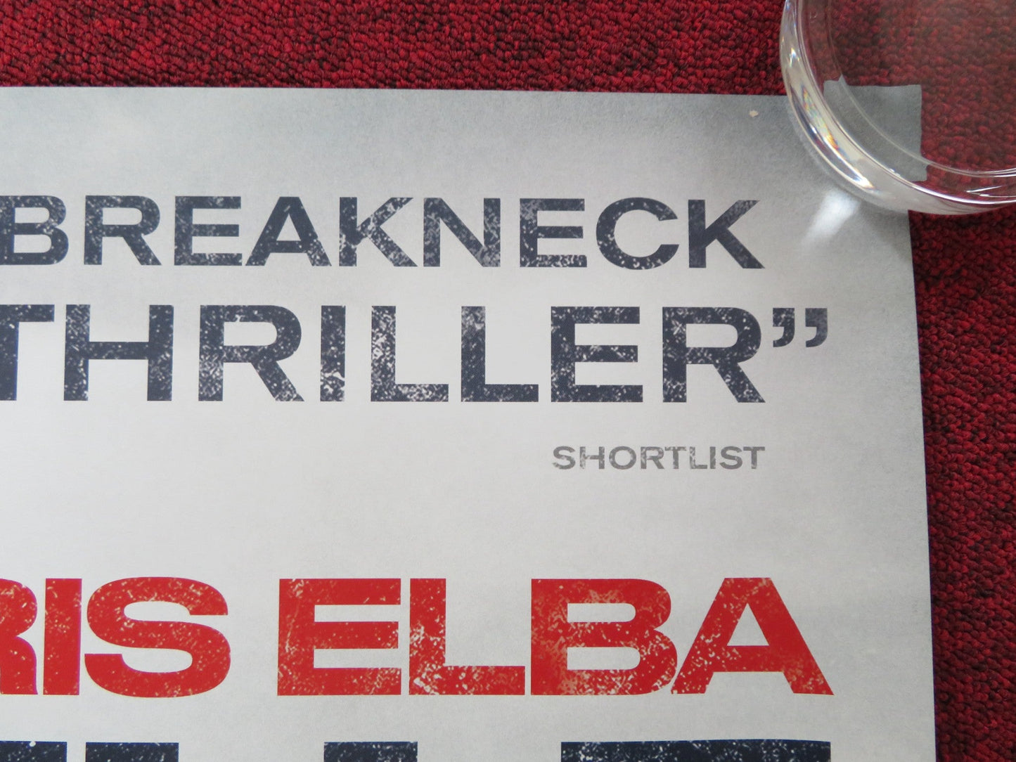 BASTILLE DAY UK QUAD (30"x 40") ROLLED POSTER IDRIS ELBA RICHARD MADDEN 2016 Rendezvous Cinema Movie posters