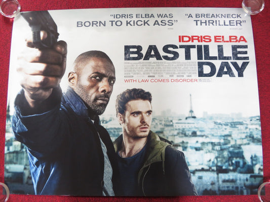 BASTILLE DAY UK QUAD (30"x 40") ROLLED POSTER IDRIS ELBA RICHARD MADDEN 2016 Rendezvous Cinema Movie posters