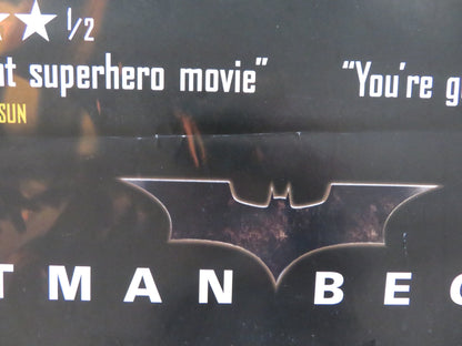 BATMAN BEGINS DVD VIDEO POSTER CHRISTIAN BALE MICHAEL CAINE 2005 Rendezvous Cinema Movie posters