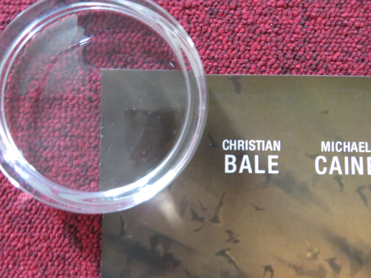 BATMAN BEGINS DVD VIDEO POSTER CHRISTIAN BALE MICHAEL CAINE 2005 Rendezvous Cinema Movie posters
