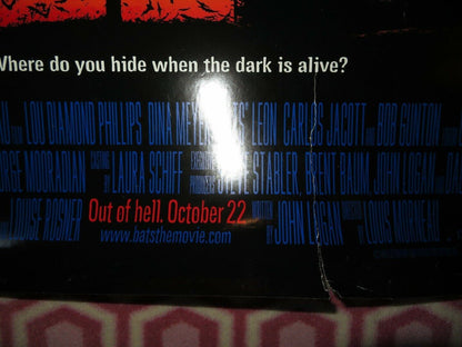 BATS US ONE SHEET ROLLED POSTER DINA MEYER BOB GUNTON 1999 Movie posters