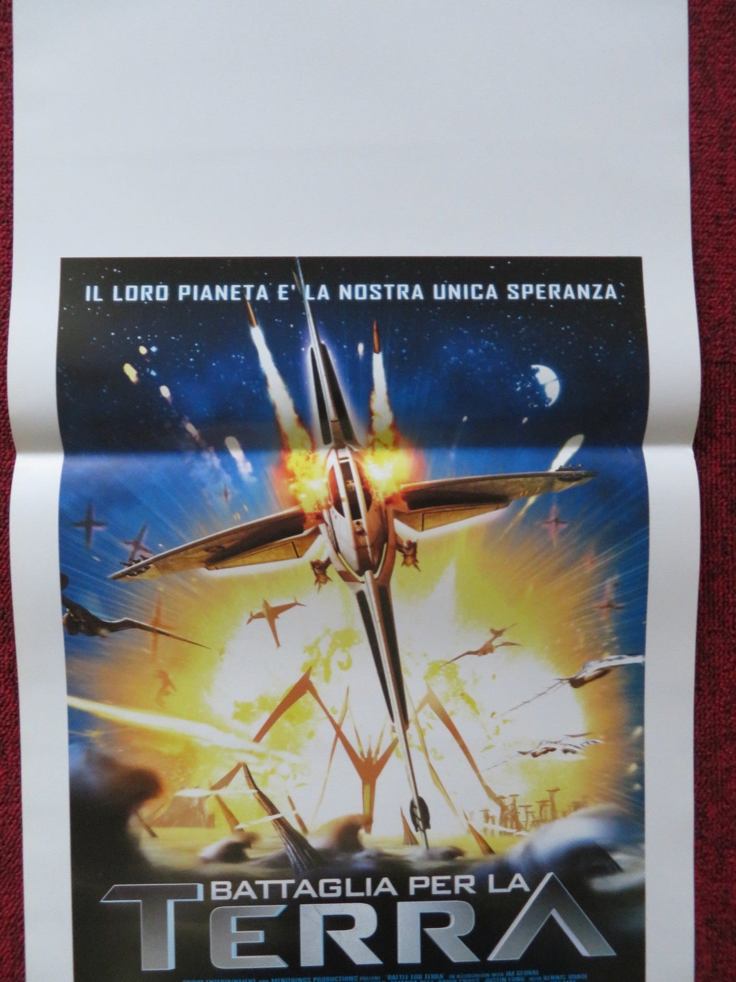 BATTLE FOR TERRA ITALIAN LOCANDINA POSTER CHAD ALLEN ROSANNA ARQUETTE 2007 Rendezvous Cinema Movie posters