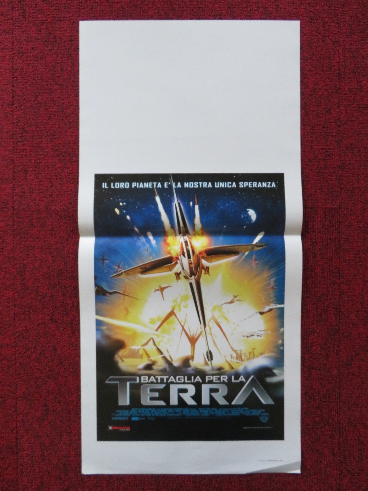 BATTLE FOR TERRA ITALIAN LOCANDINA POSTER CHAD ALLEN ROSANNA ARQUETTE 2007 Rendezvous Cinema Movie posters