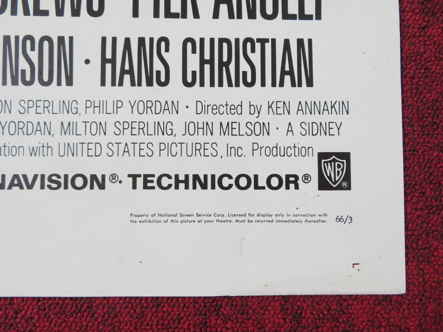 BATTLE OF THE BULGE FOLDED US ONE SHEET POSTER HENRY FONDA ROBERT SHAW 1966 Rendezvous Cinema Movie posters