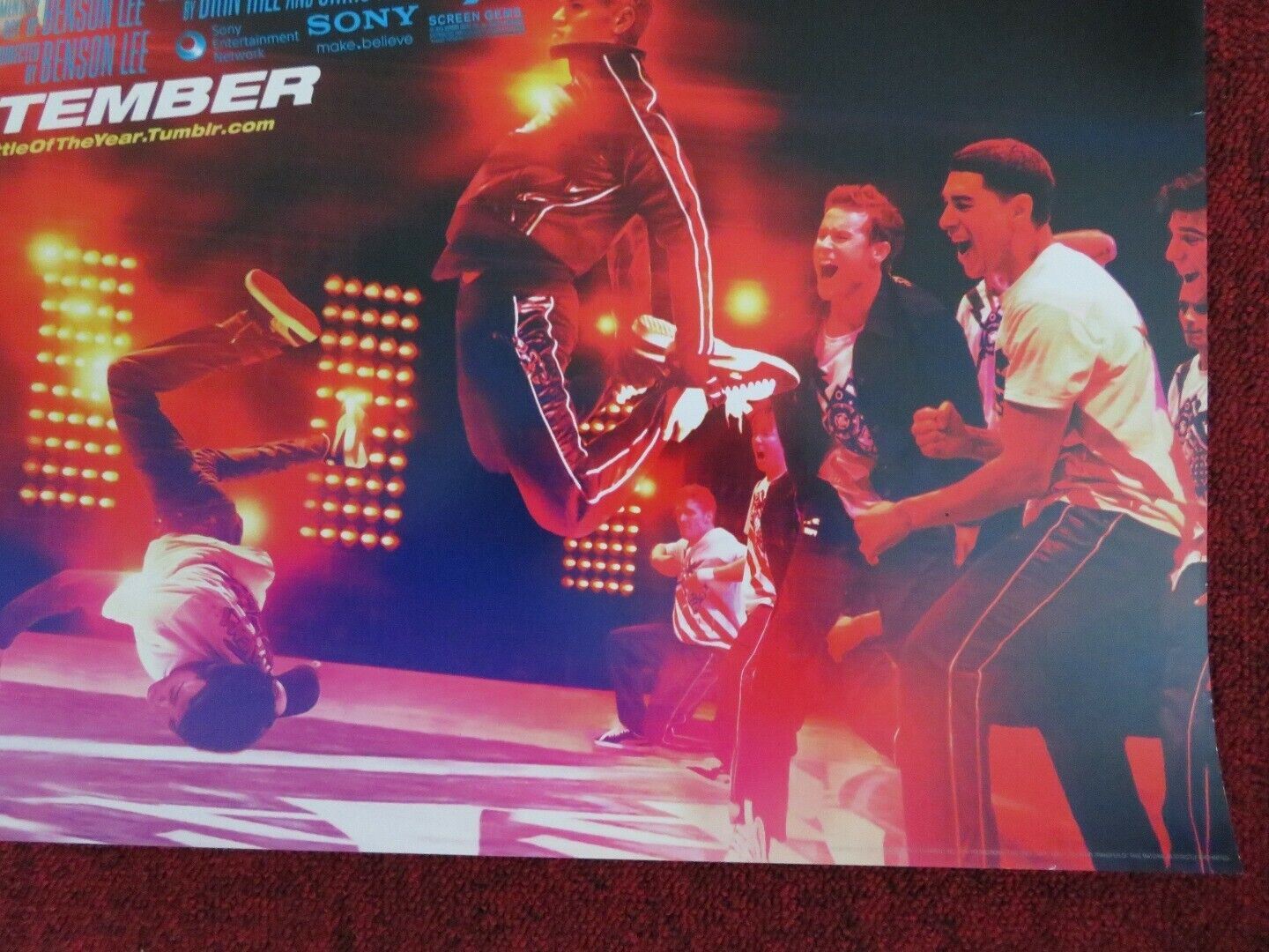 BATTLE OF THE YEAR IN 3D US ONE SHEET ROLLED POSTER JOSH HOLLOWAYLAZ ALONSO 2013 Movie posters