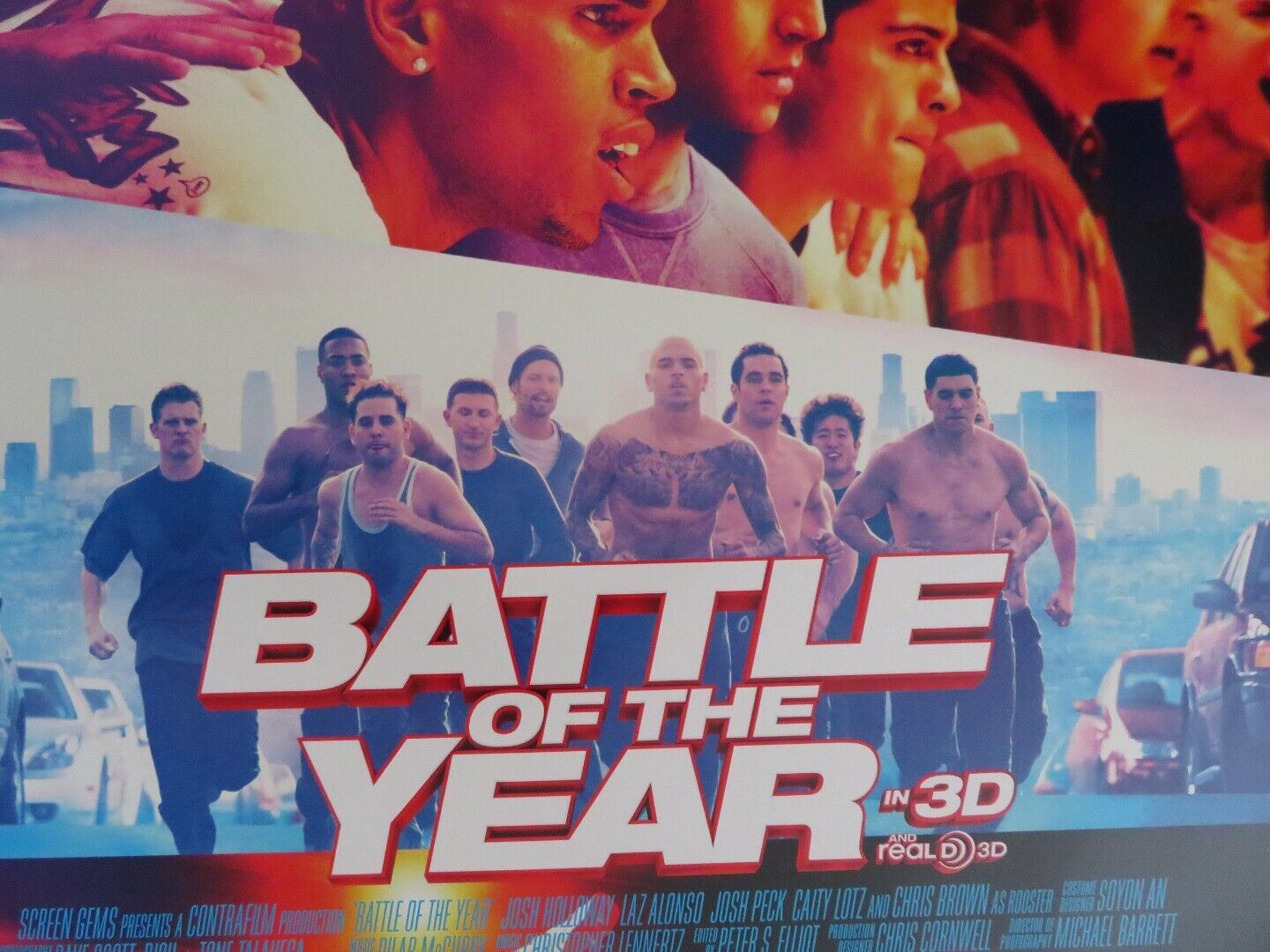 BATTLE OF THE YEAR IN 3D US ONE SHEET ROLLED POSTER JOSH HOLLOWAYLAZ ALONSO 2013 Movie posters