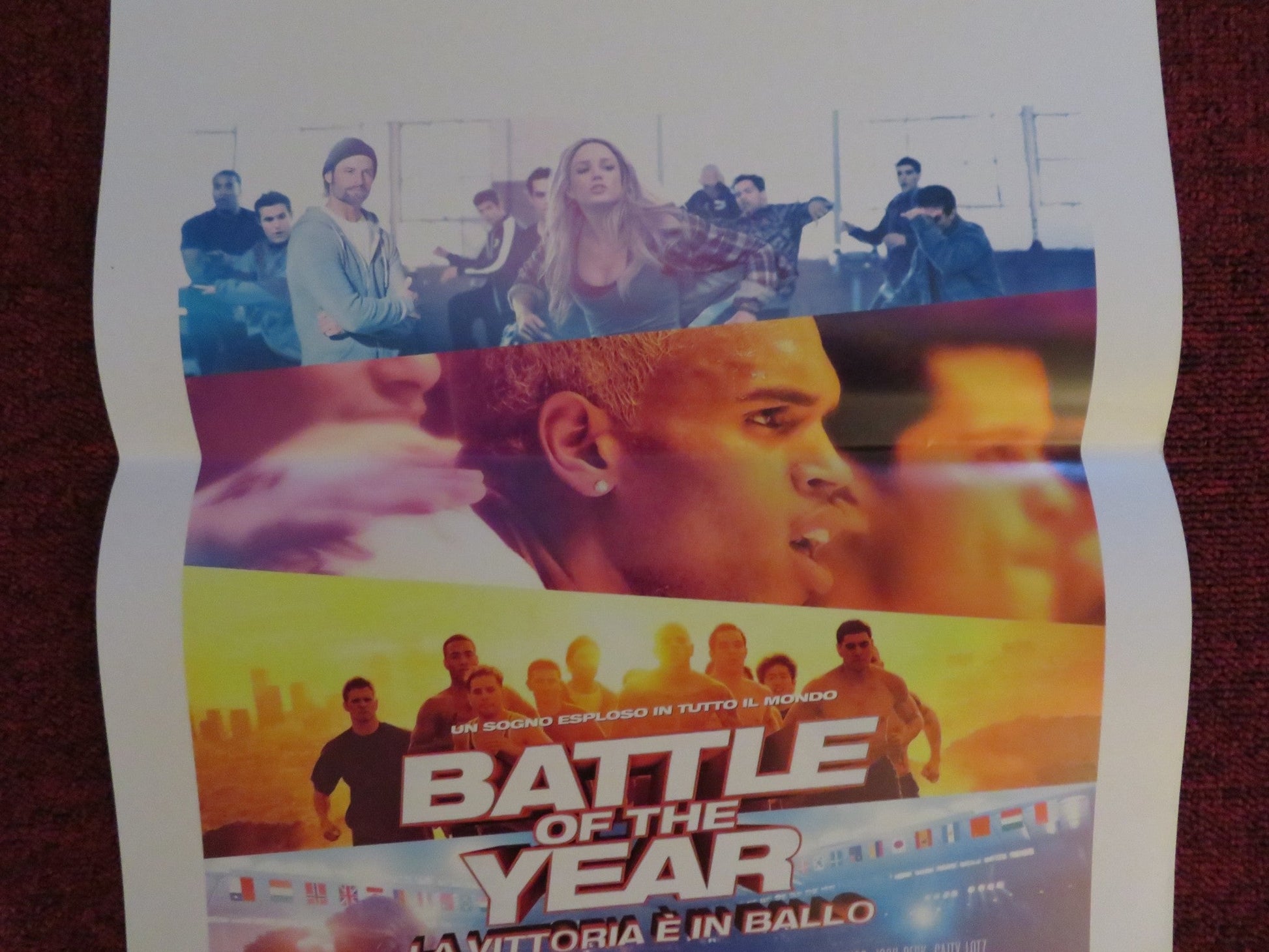 BATTLE OF THE YEAR ITALIAN LOCANDINA POSTER JOSH HOLLOWAY LAZ ALONSO 2013 Rendezvous Cinema Movie posters