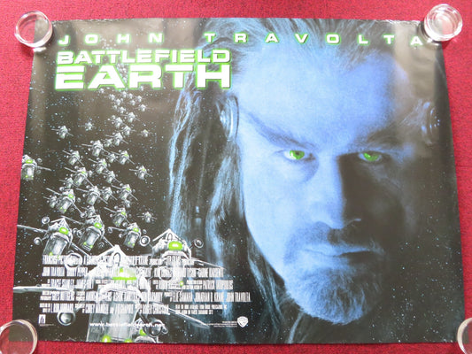BATTLEFIELD EARTH UK QUAD (30"x 40") ROLLED POSTER JOHN TRAVOLTA B. PEPPER 2000 Rendezvous Cinema Movie posters