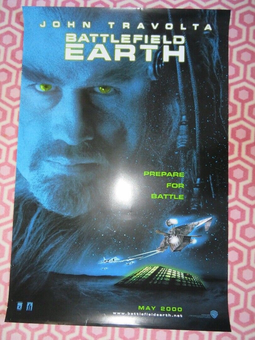 BATTLEFIELD EARTH US ONE SHEET ROLLED POSTER JOHN TRAVOLTA 2000 Movie posters