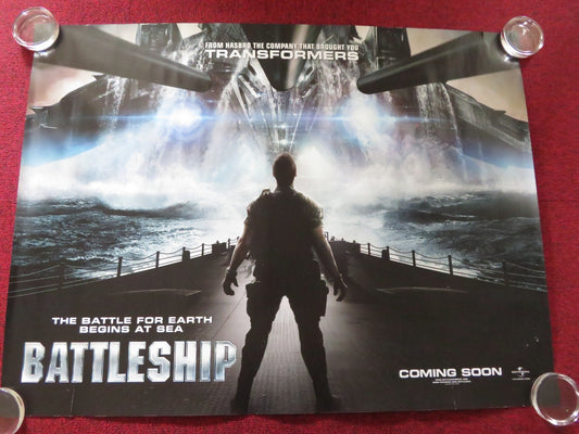 BATTLESHIP UK QUAD ROLLED POSTER TAYLOR KITSCH RIHANNA 2012 Rendezvous Cinema Movie posters