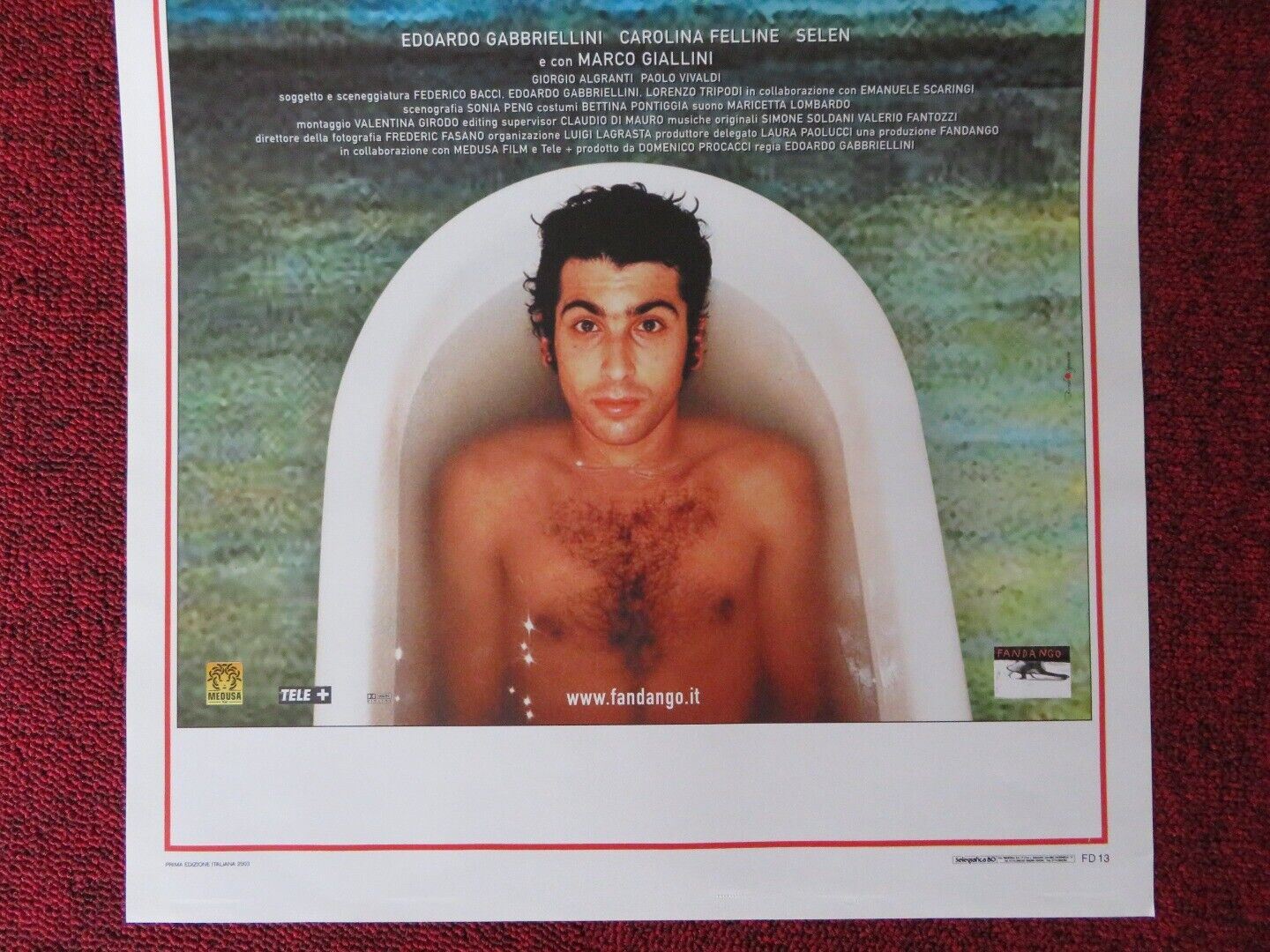 B.B. E IL CORMORANO ITALIAN LOCANDINA (27.5"x13") POSTER EDOARDO GABBRIELLINI - Rendezvous Cinema