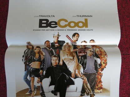 BE COOL ITALIAN LOCANDINA (27.5"x13") POSTER JOHN TRAVOLTA UMA THURMAN 2005 - Rendezvous Cinema
