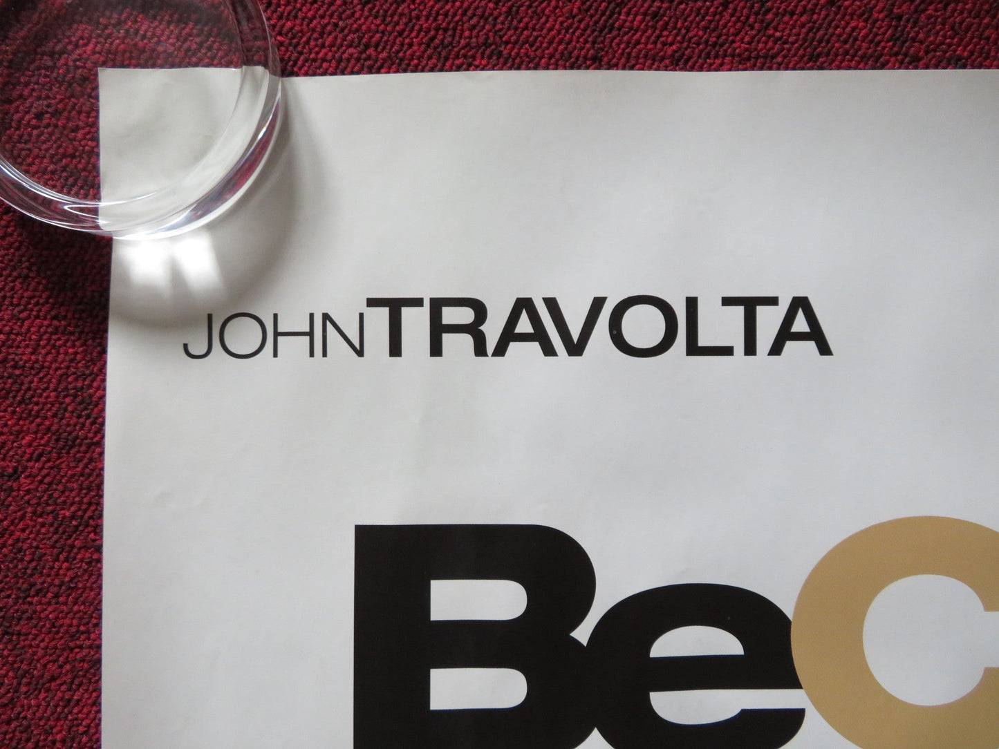 BE COOL UK QUAD ROLLED POSTER JOHN TRAVOLTA UMA THURMAN 2005 Rendezvous Cinema Movie posters