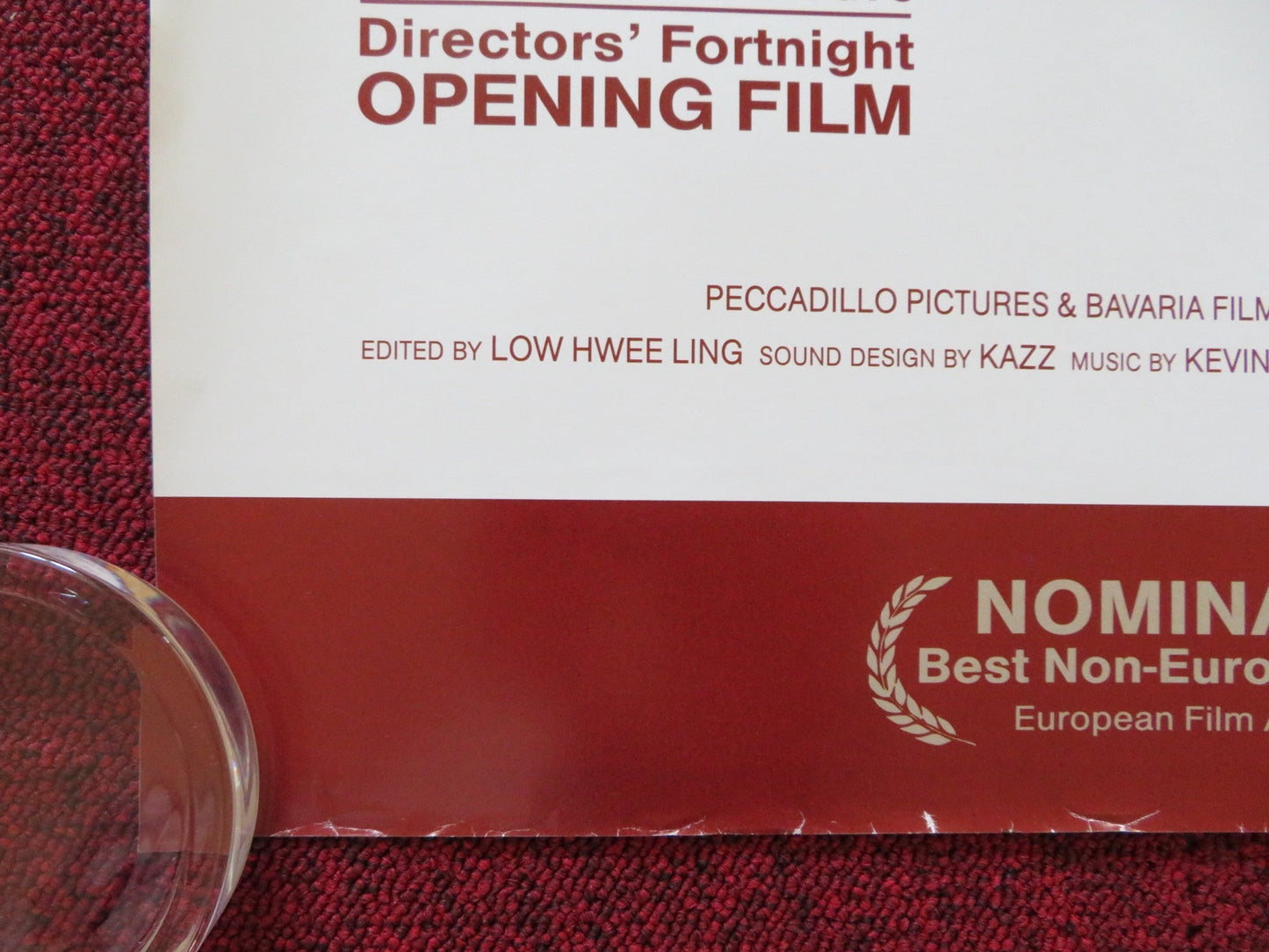 BE WITH ME UK QUAD (30"x 40") ROLLED POSTER THERESA POH LIN CHAN 2005 Rendezvous Cinema Movie posters