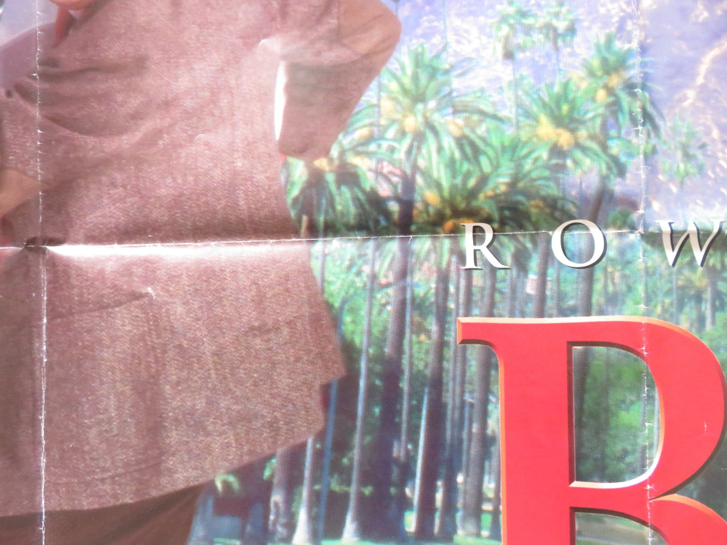 BEAN UK QUAD POSTER FOLDED ROWAN ATKINSON PETER MACNICOL 1997 Rendezvous Cinema Movie posters