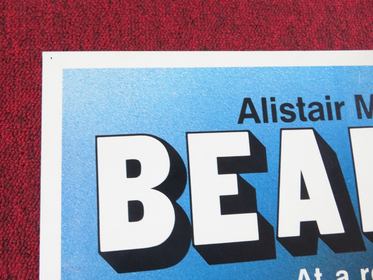 BEAR ISLAND FOLDED US ONE SHEET POSTER DONALD SUTHERLAND VANESS REDGRAVE 1980 Rendezvous Cinema Movie posters