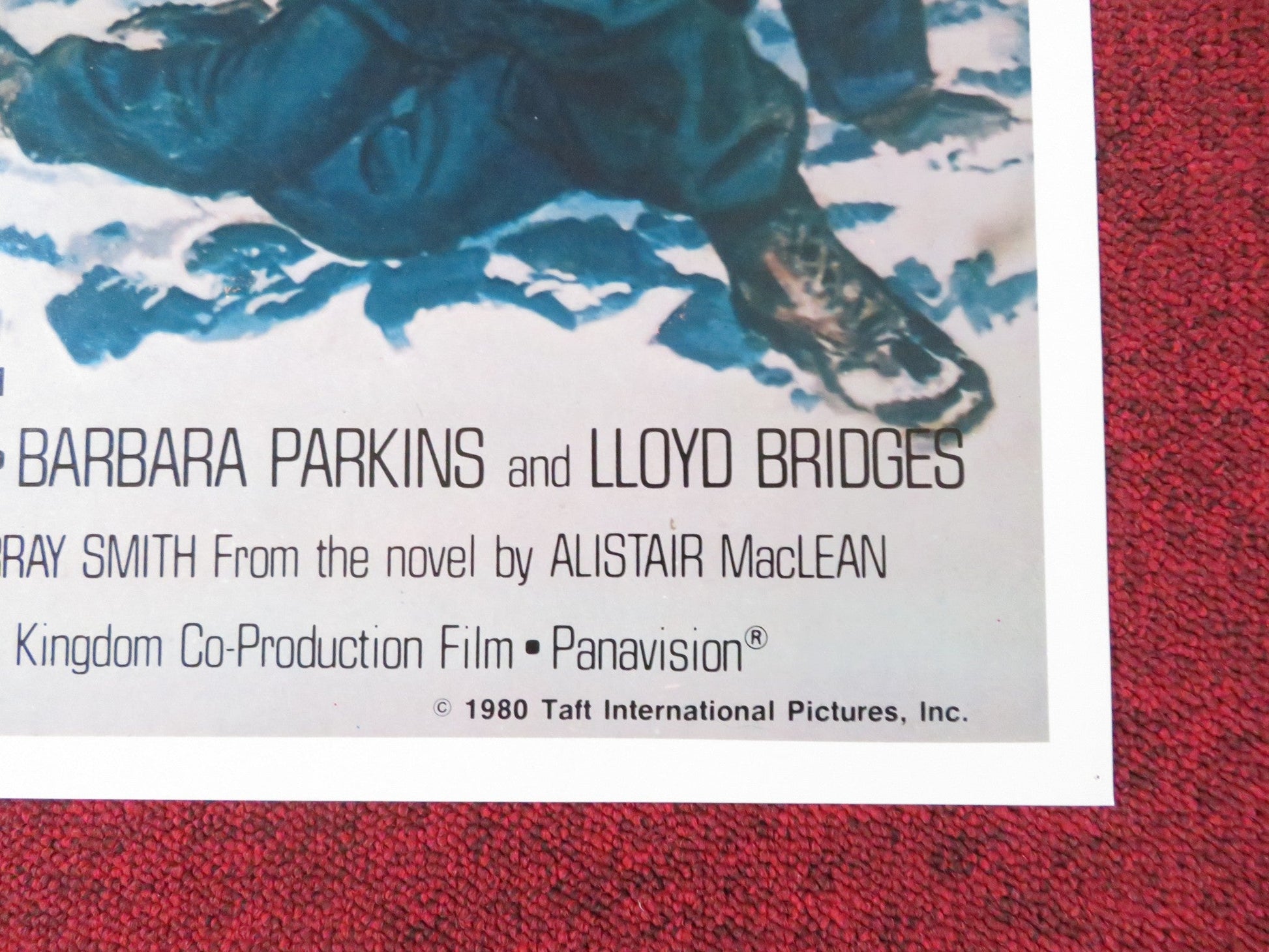 BEAR ISLAND FOLDED US ONE SHEET POSTER DONALD SUTHERLAND VANESS REDGRAVE 1980 Rendezvous Cinema Movie posters