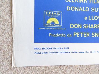 BEAR ISLAND ITALIAN 2 FOGLIO POSTER DONALD SUTHERLAND VANESSA REDGRAVE 1979 Rendezvous Cinema Movie posters