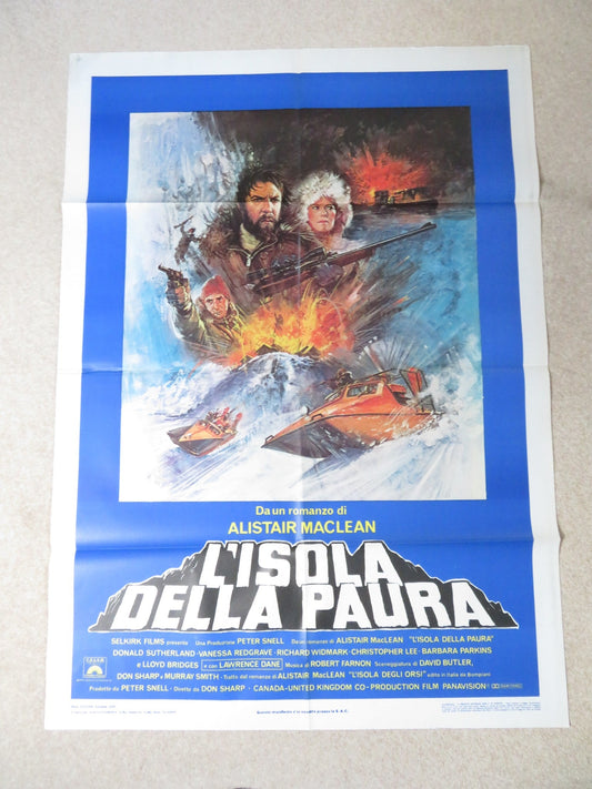 BEAR ISLAND ITALIAN 2 FOGLIO POSTER DONALD SUTHERLAND VANESSA REDGRAVE 1979 Rendezvous Cinema Movie posters