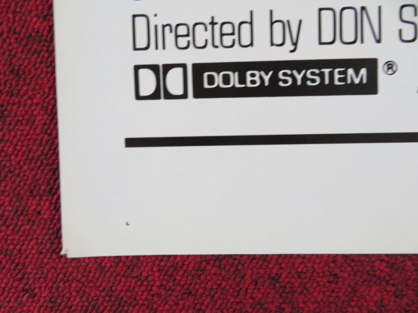 BEAR ISLAND - STYLE A FOLDED UK ONE SHEET POSTER CHRISTOPHER LEE 1979 Rendezvous Cinema Movie posters