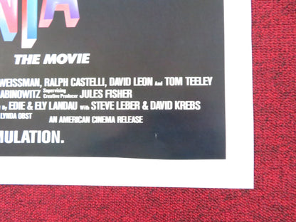 BEATLEMANIA FOLDED US ONE SHEET POSTER DAVID LEON MITCH WEISSMAN 1981 Rendezvous Cinema Movie posters