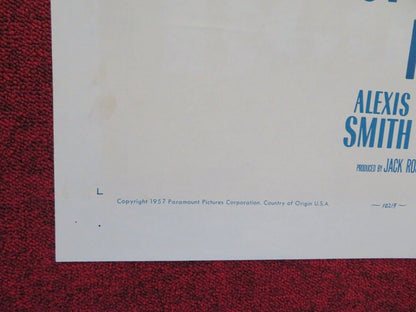 BEAU JAMES FOLDED US ONE SHEET POSTER BOB HOPE VERA MILES 1957 Movie posters