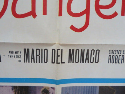 BEAUTIFUL BUT DANGEROUS FOLDED US ONE SHEET POSTER GINA LOLLOBRIGIDA 1955 Movie posters