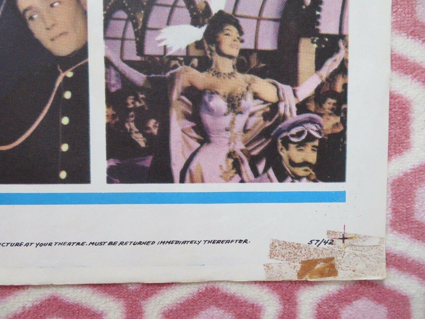 BEAUTIFUL BUT DANGEROUS FOLDED US ONE SHEET POSTER GINA LOLLOBRIGIDA 1955 Movie posters