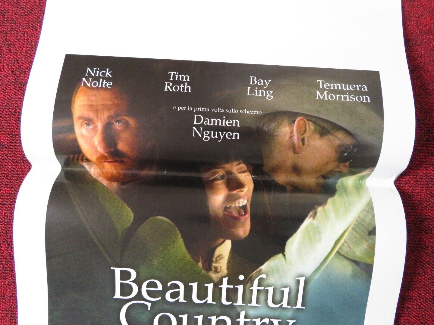 BEAUTIFUL COUNTRY ITALIAN LOCANDINA (27.5"x13") POSTER NICK NOLTE 2004 Movie posters