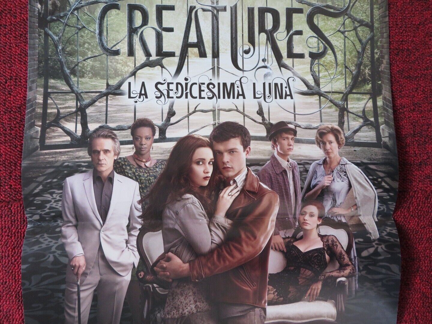 BEAUTIFUL CREATURES ITALIAN LOCANDINA (26.5"x12.5") POSTER ALICE ENGLERT 2013 Movie posters