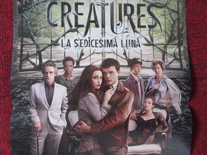 BEAUTIFUL CREATURES ITALIAN LOCANDINA (26.5"x12.5") POSTER ALICE ENGLERT 2013 Movie posters