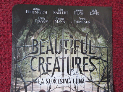 BEAUTIFUL CREATURES ITALIAN LOCANDINA (26.5"x12.5") POSTER ALICE ENGLERT 2013 Movie posters