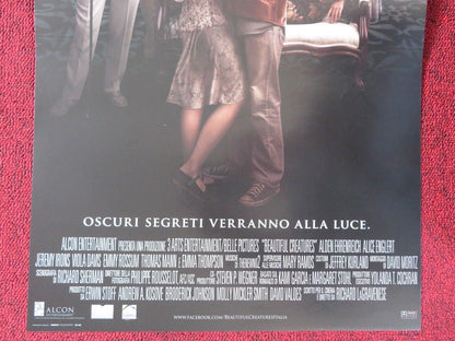 BEAUTIFUL CREATURES ITALIAN LOCANDINA (26.5"x12.5") POSTER ALICE ENGLERT 2013 Movie posters