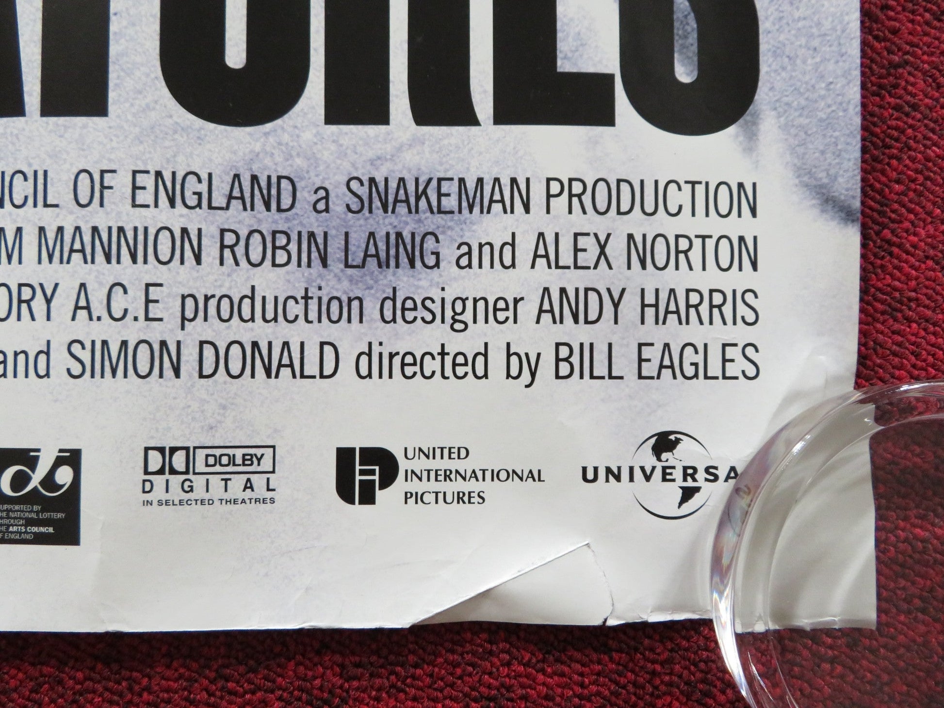 BEAUTIFUL CREATURES UK QUAD (30"x 40") ROLLED POSTER SUSAN LYNCH IAIN GLEN 2000 Rendezvous Cinema Movie posters