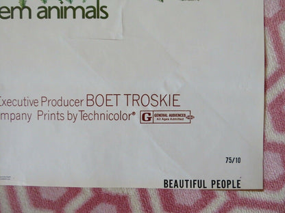 BEAUTIFUL PEOPLE FOLDED US ONE SHEET POSTER JAMIE UYS 1974 Movie posters