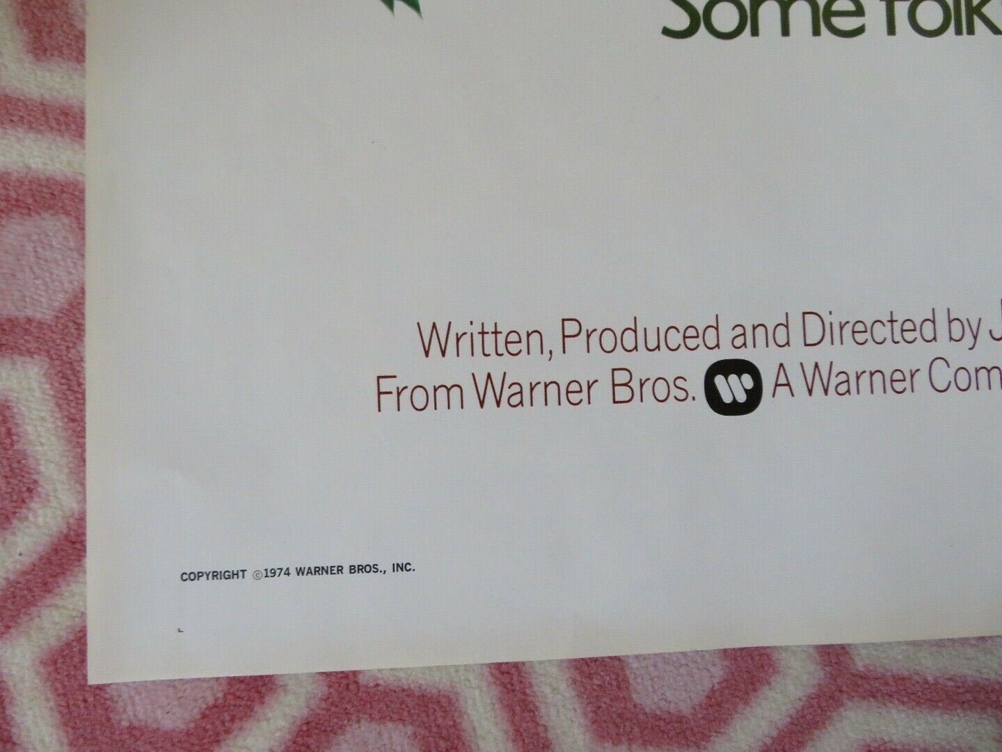 BEAUTIFUL PEOPLE FOLDED US ONE SHEET POSTER JAMIE UYS 1974 Movie posters