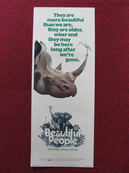 BEAUTIFUL PEOPLE US INSERT (14"x 36") POSTER JAMIE UYS PADDY O'BYRNE 1975 Rendezvous Cinema Movie posters