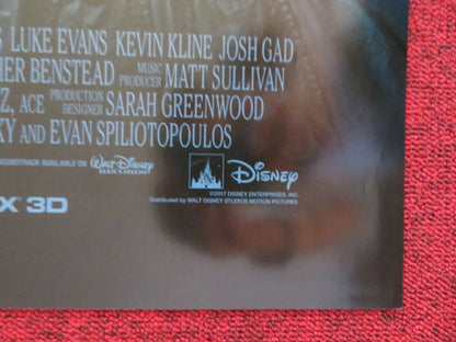 BEAUTY AND THE BEAST FOLDED US ONE SHEET POSTER DISNEY EMMA WATSON 2017 Movie posters