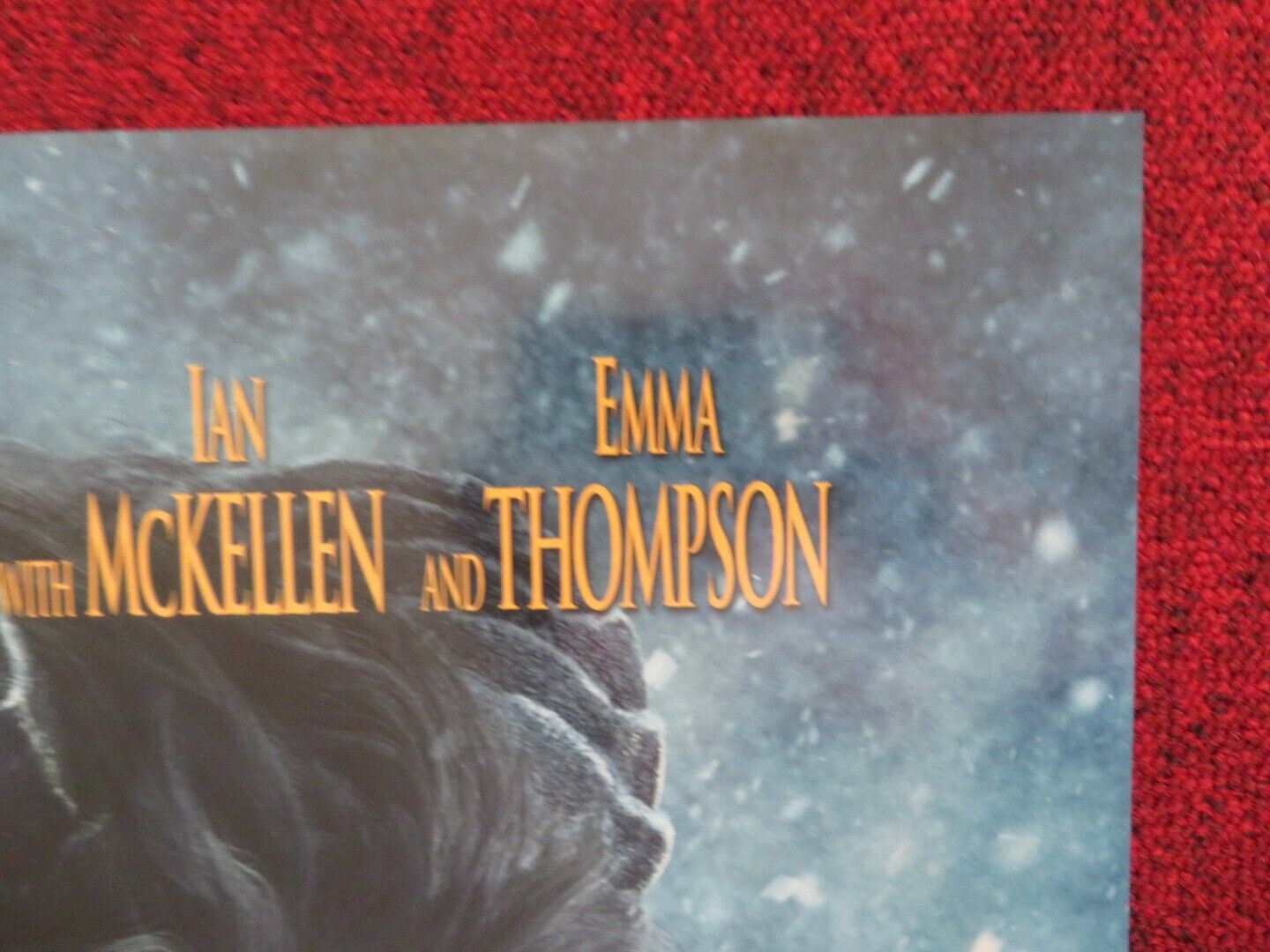 BEAUTY AND THE BEAST FOLDED US ONE SHEET POSTER DISNEY EMMA WATSON 2017 Movie posters