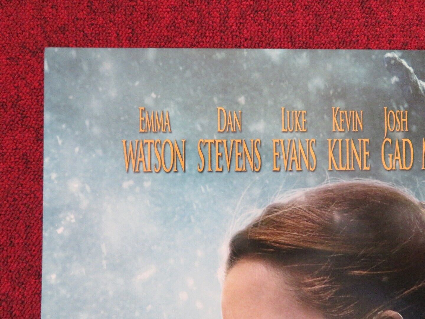 BEAUTY AND THE BEAST FOLDED US ONE SHEET POSTER DISNEY EMMA WATSON 2017 Movie posters