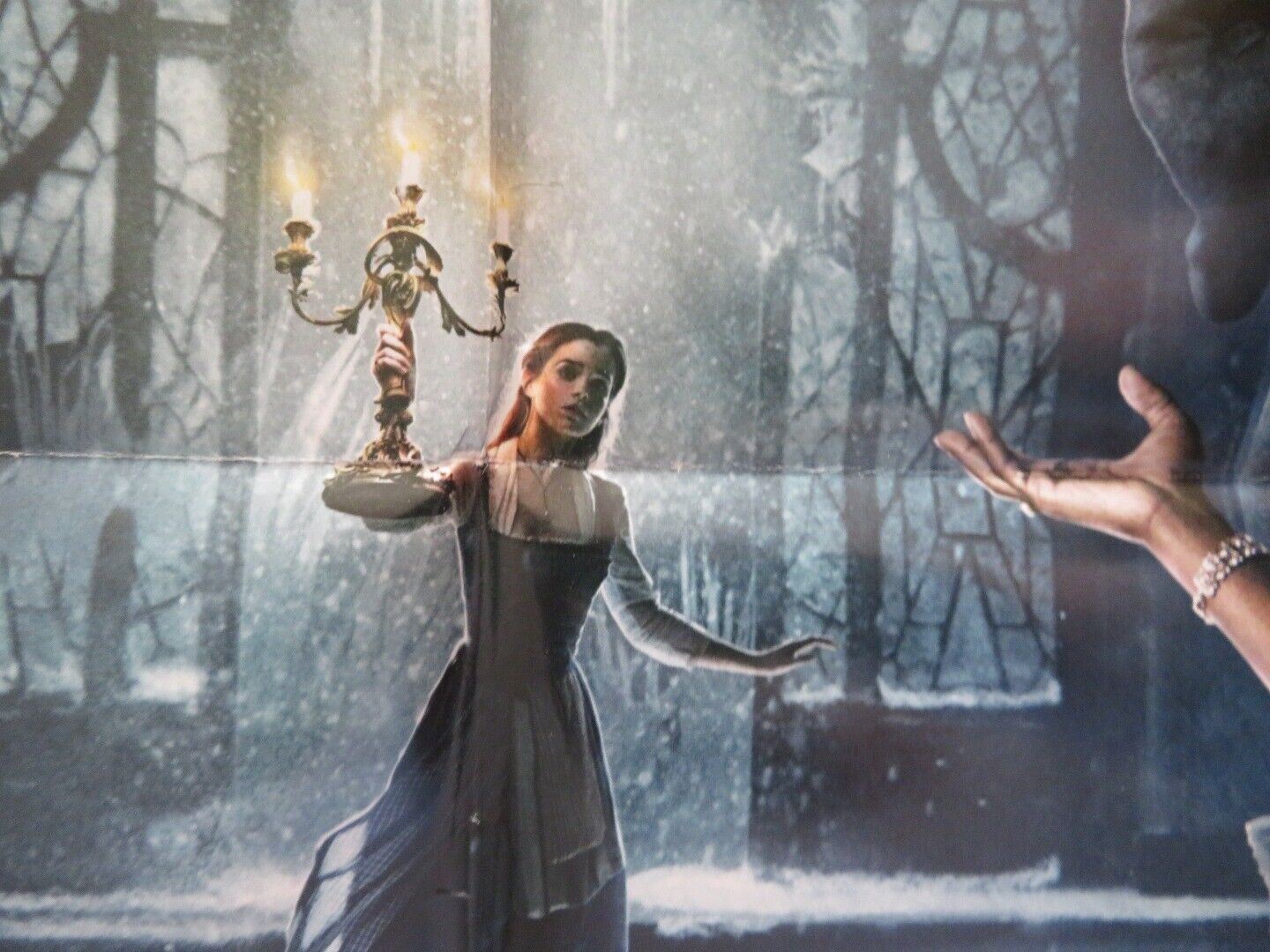 BEAUTY AND THE BEAST FOLDED US ONE SHEET POSTER DISNEY EMMA WATSON 2017 Movie posters