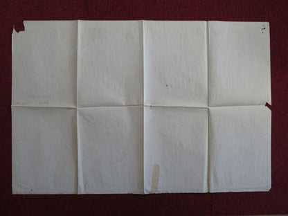 BEAUTY AND THE BEAST FOLDED US ONE SHEET POSTER JOYCE TAYLOR MARK DAMON 1962 Movie posters