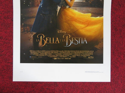 BEAUTY AND THE BEAST ITALIAN LOCANDINA (27.5"x13") POSTER DISNEY E WATSON 2017 Movie posters