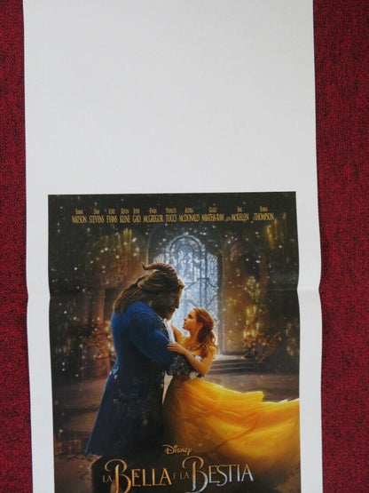 BEAUTY AND THE BEAST ITALIAN LOCANDINA (27.5"x13") POSTER DISNEY E WATSON 2017 Movie posters
