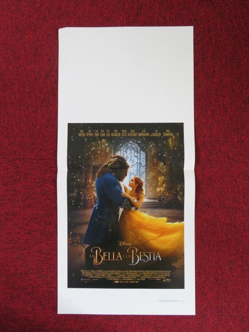 BEAUTY AND THE BEAST ITALIAN LOCANDINA (27.5"x13") POSTER DISNEY E WATSON 2017 Movie posters